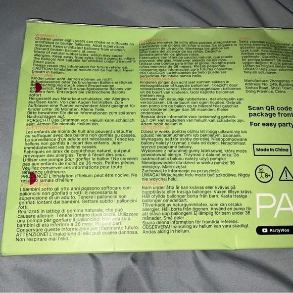 Party Woo Chrome Gold Latex Balloons Wedding Birthday Party 18in 12in 10in New - Picture 14 of 16